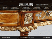 Tablet Screenshot of encoreihf.com